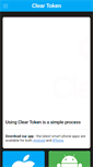 Mobile Screenshot of cleartoken.com