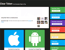 Tablet Screenshot of cleartoken.com